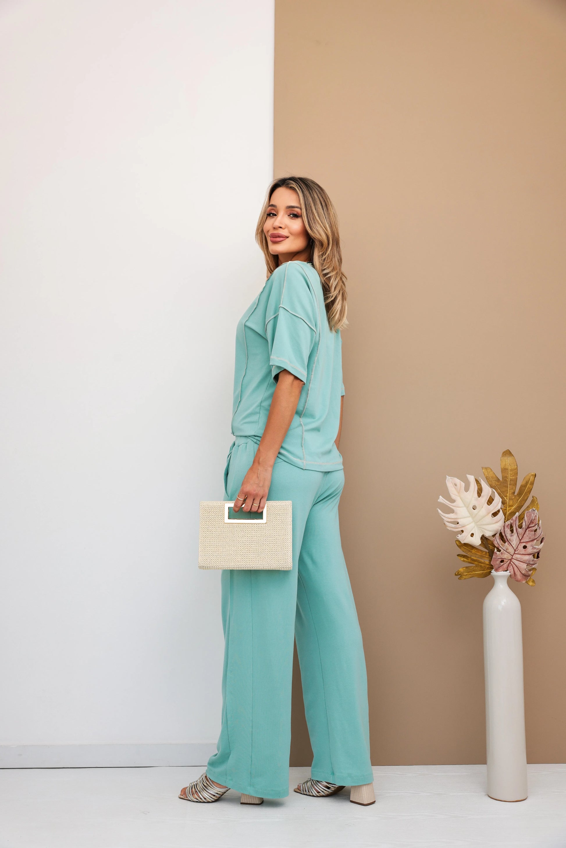 Conjunto Mexicano - Verde Menta