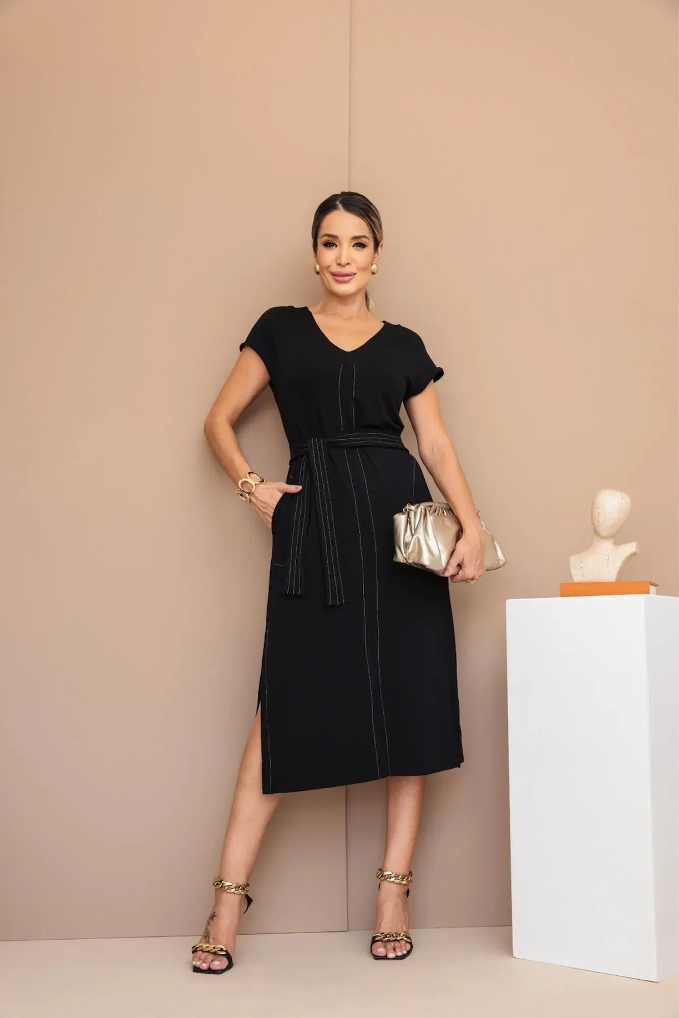 Vestido Impacto - Preto