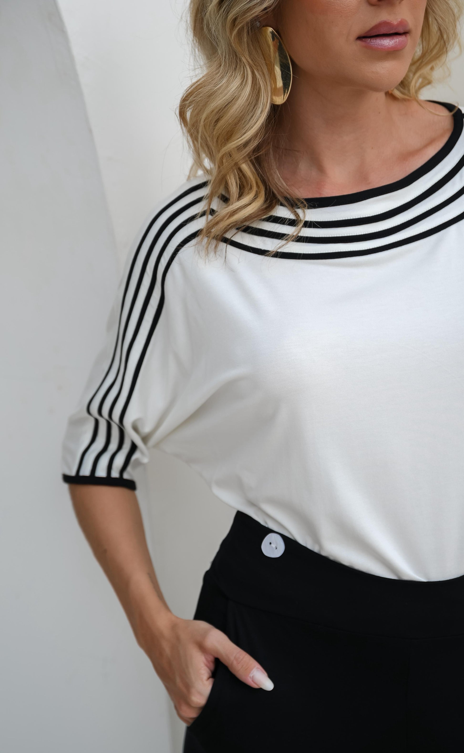Conjunto Citrino - Preto