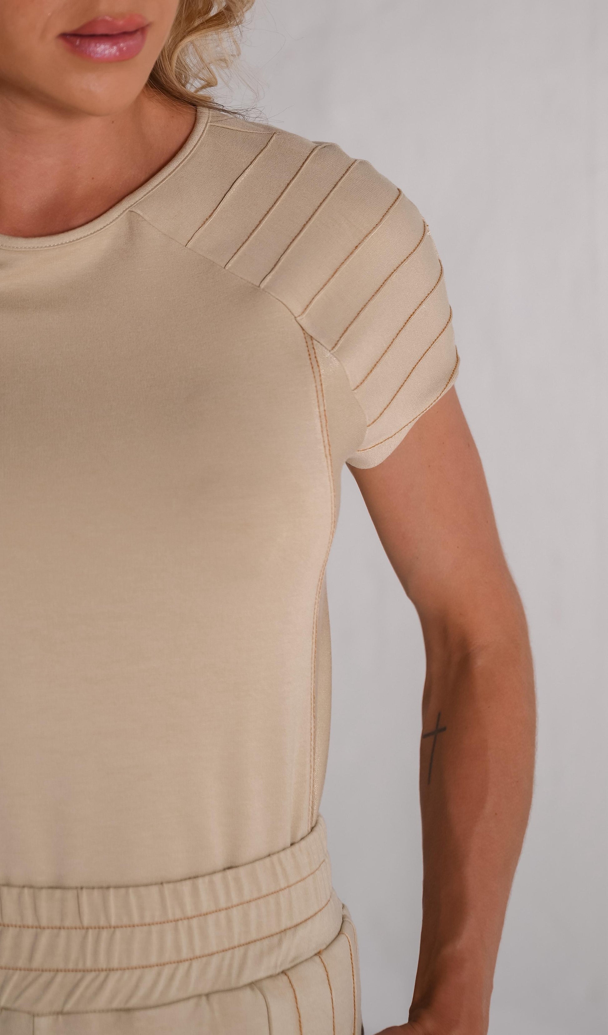 Conjunto Kapsel - Bege