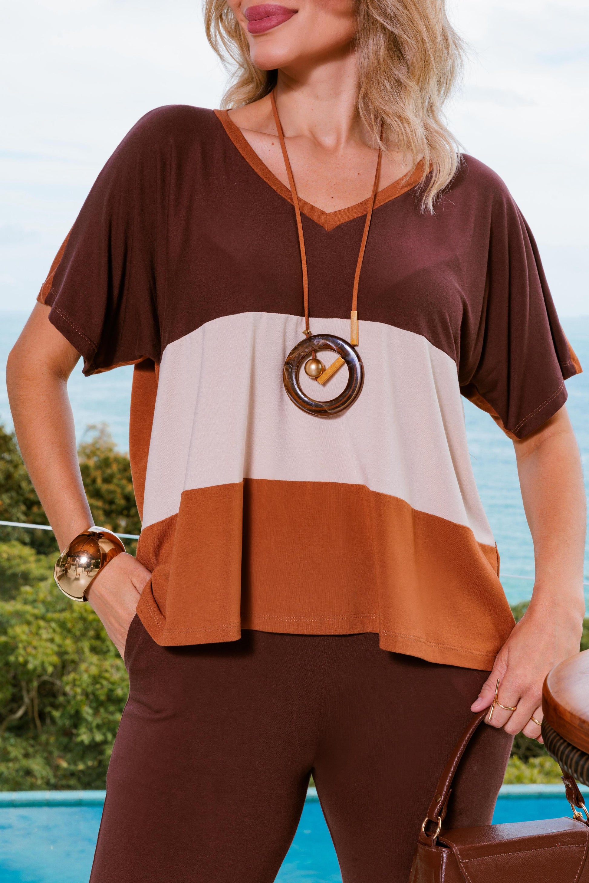 Conjunto Le Ville - Marrom