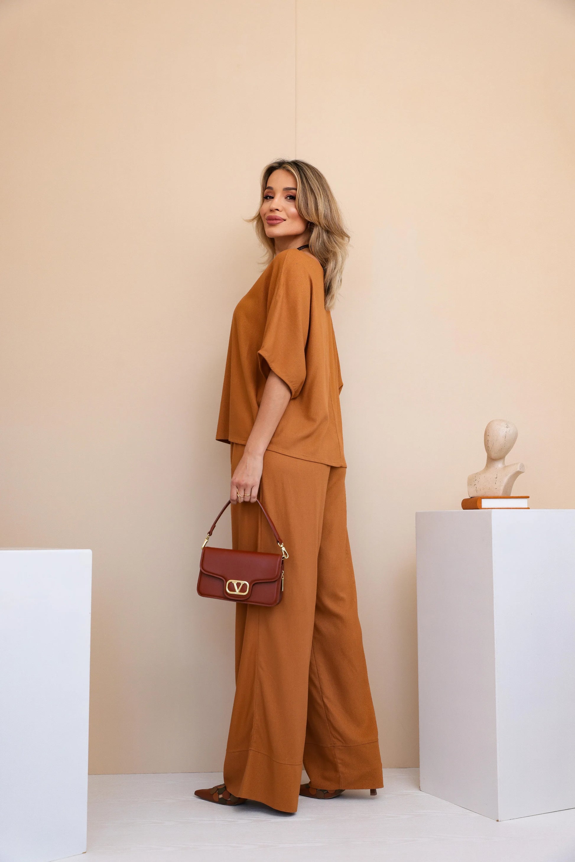 Conjunto Lys - Caramelo