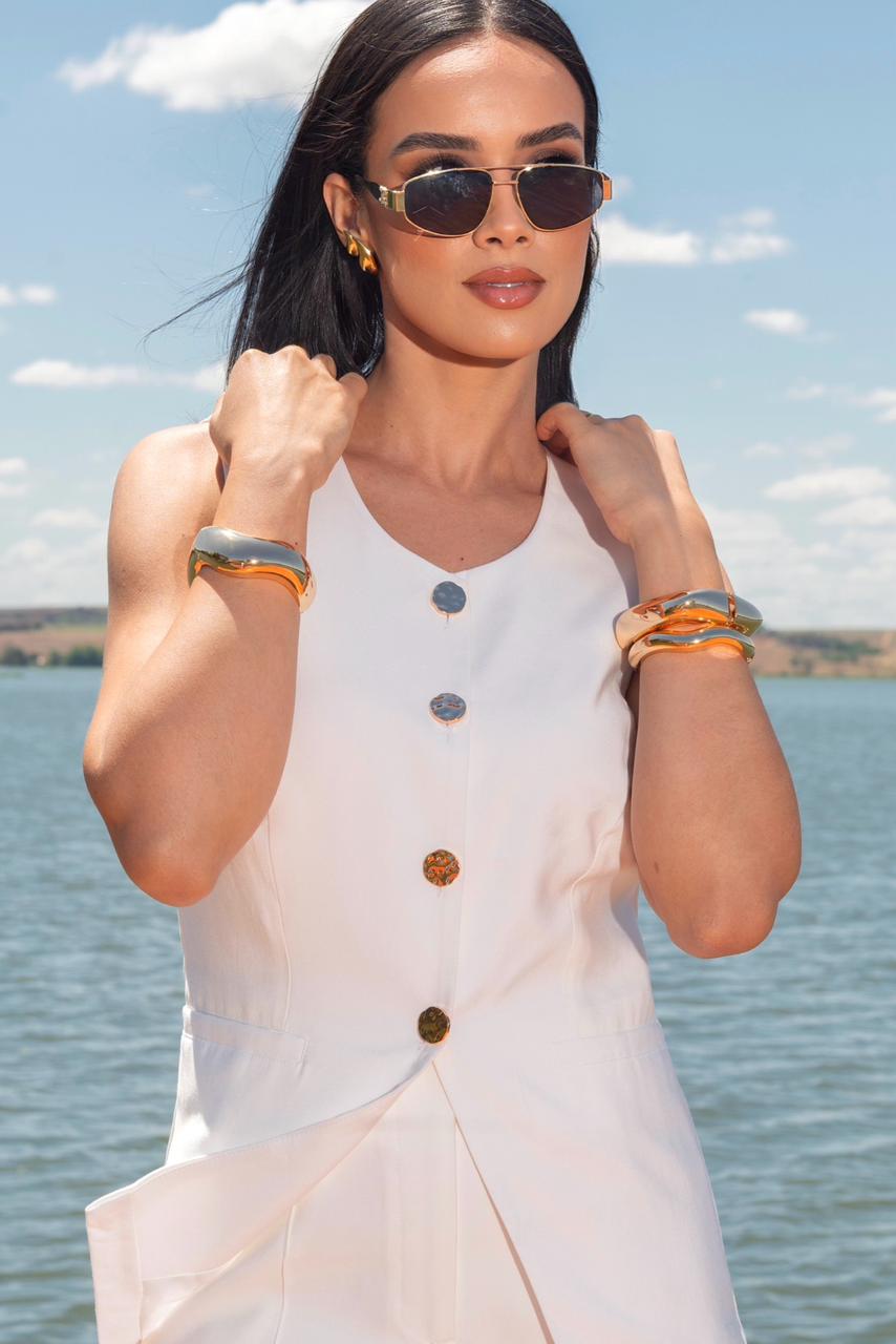 Conjunto Alfaiate - Off White