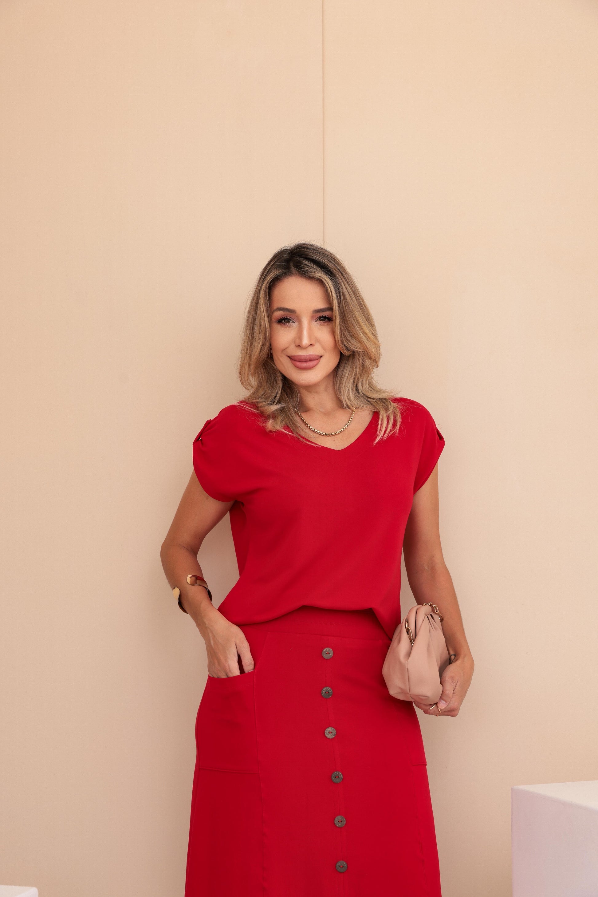Conjunto Ambience - Vermelho