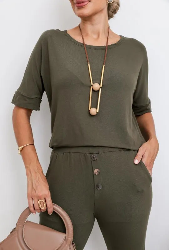 Conjunto Blend - Verde Militar