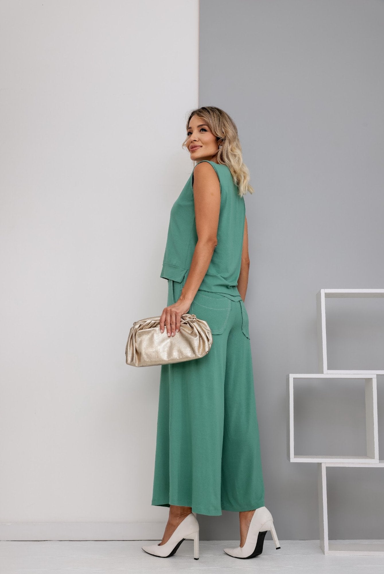 Conjunto Cisne - Menta