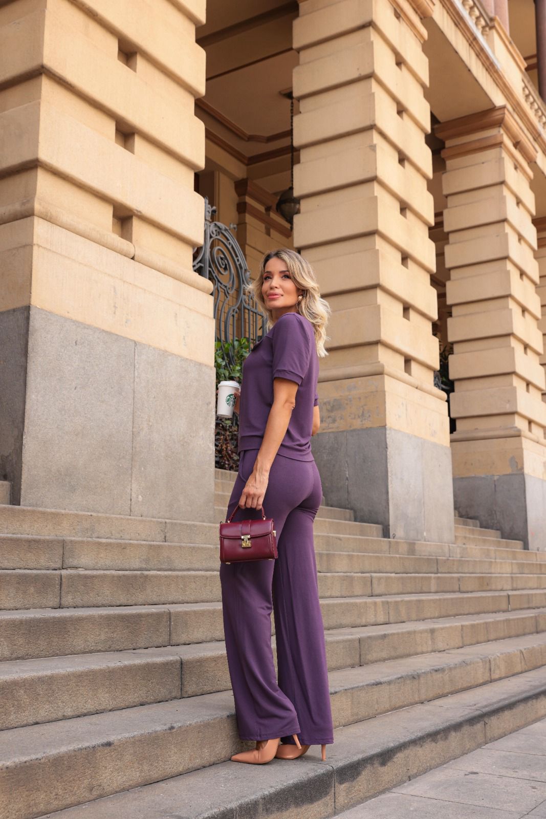 Conjunto Dublin - Roxo