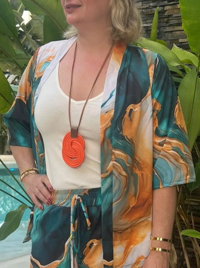 Conjunto Floripa - Laranja