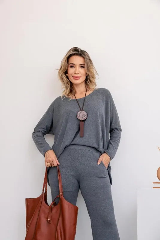 Conjunto Len - Cinza