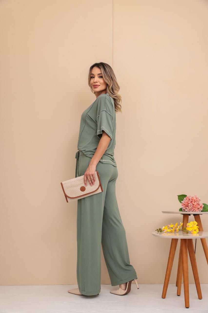 Conjunto Mexicano - Verde Oliva