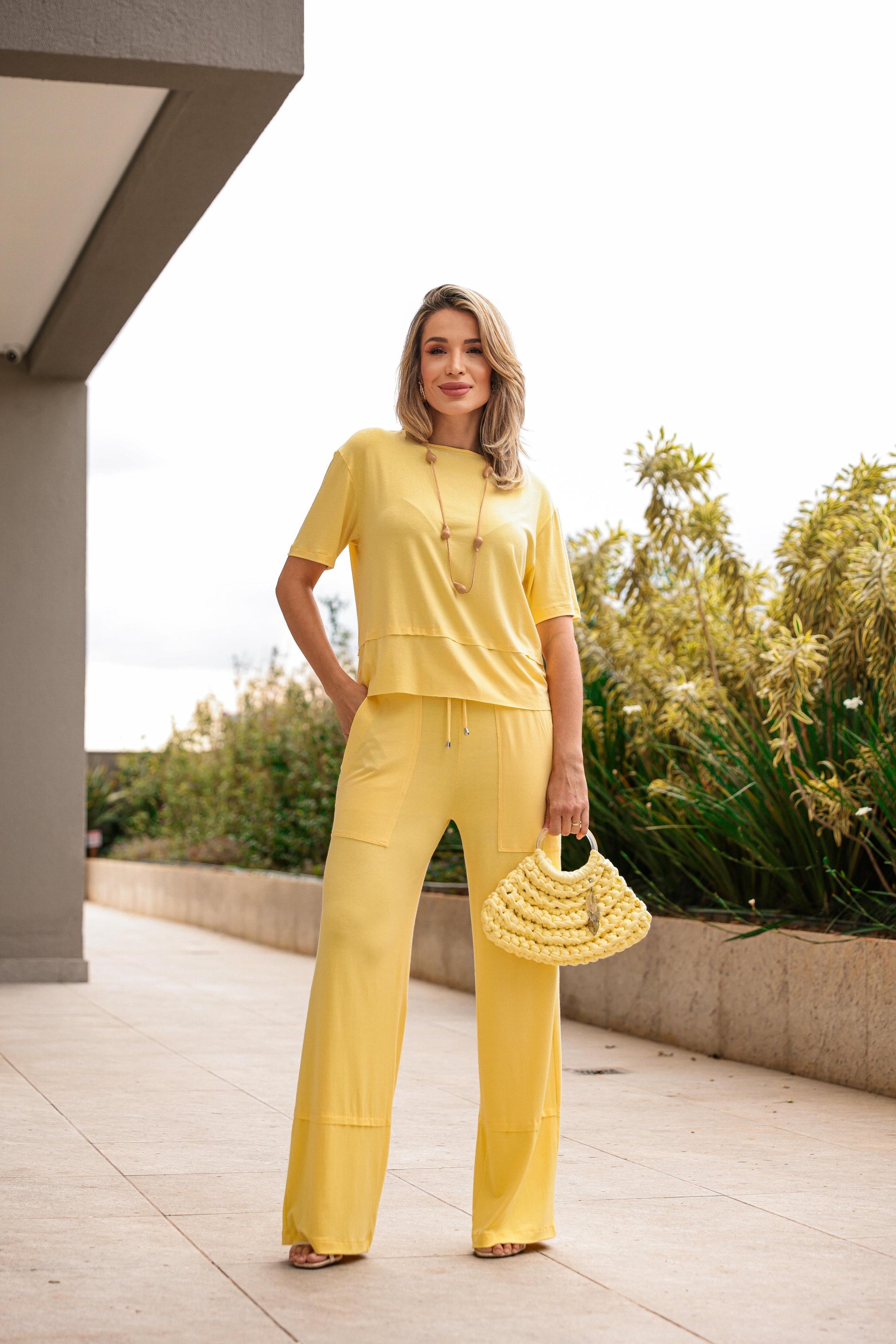 Conjunto Sailor - Amarelo