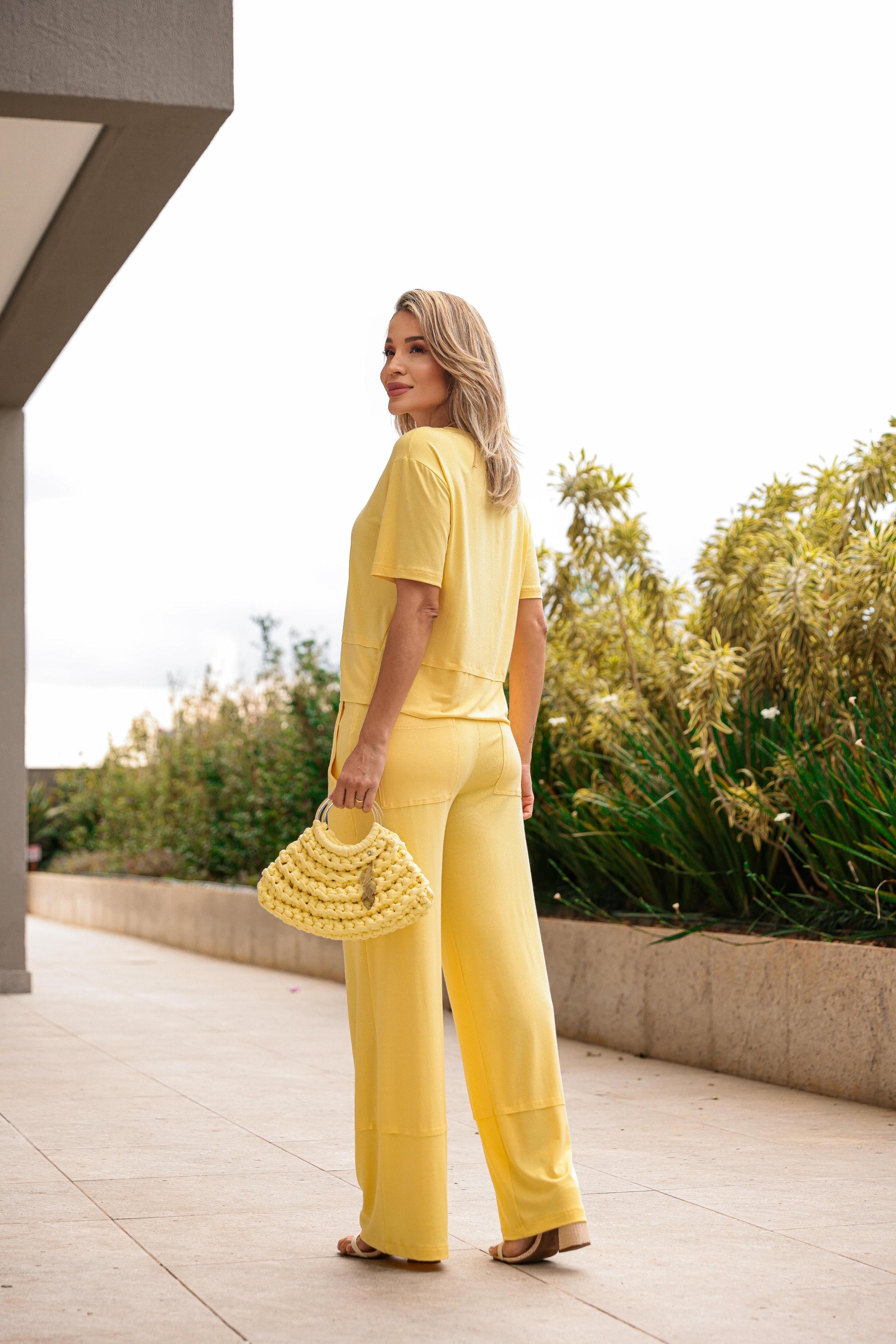 Conjunto Sailor - Amarelo