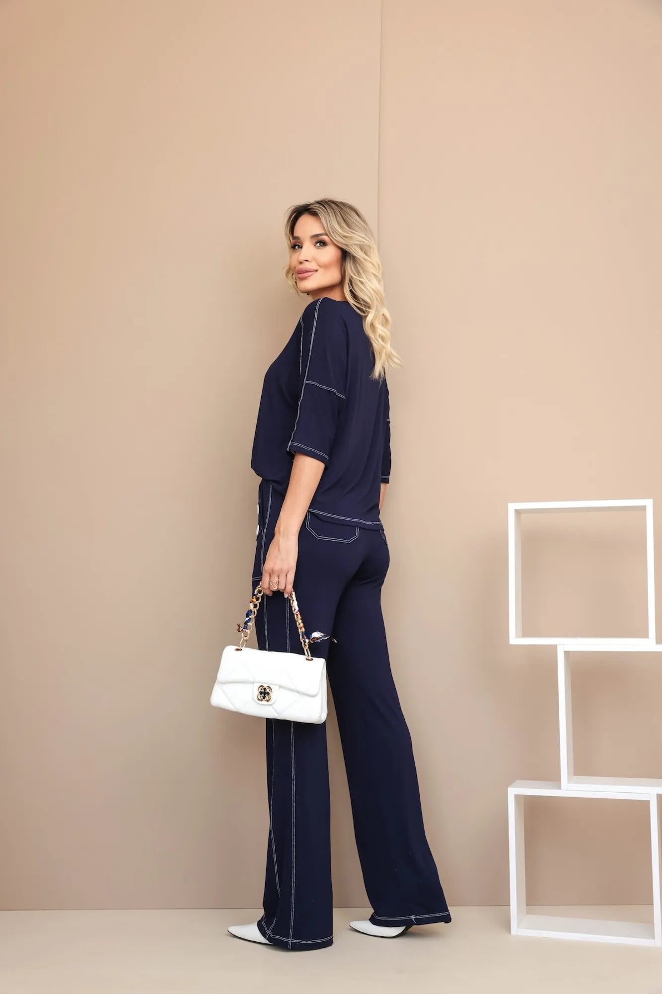 Conjunto Valência - Azul Marinho