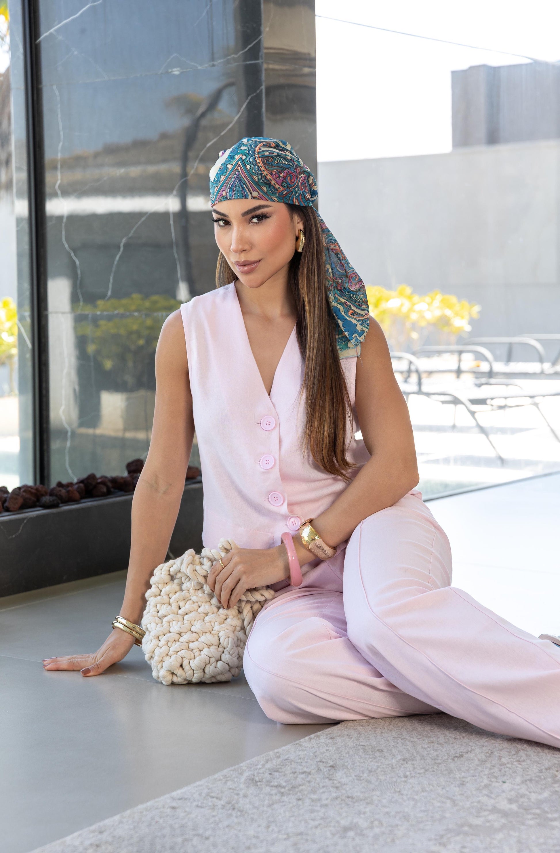 Conjunto Vision - Rosa