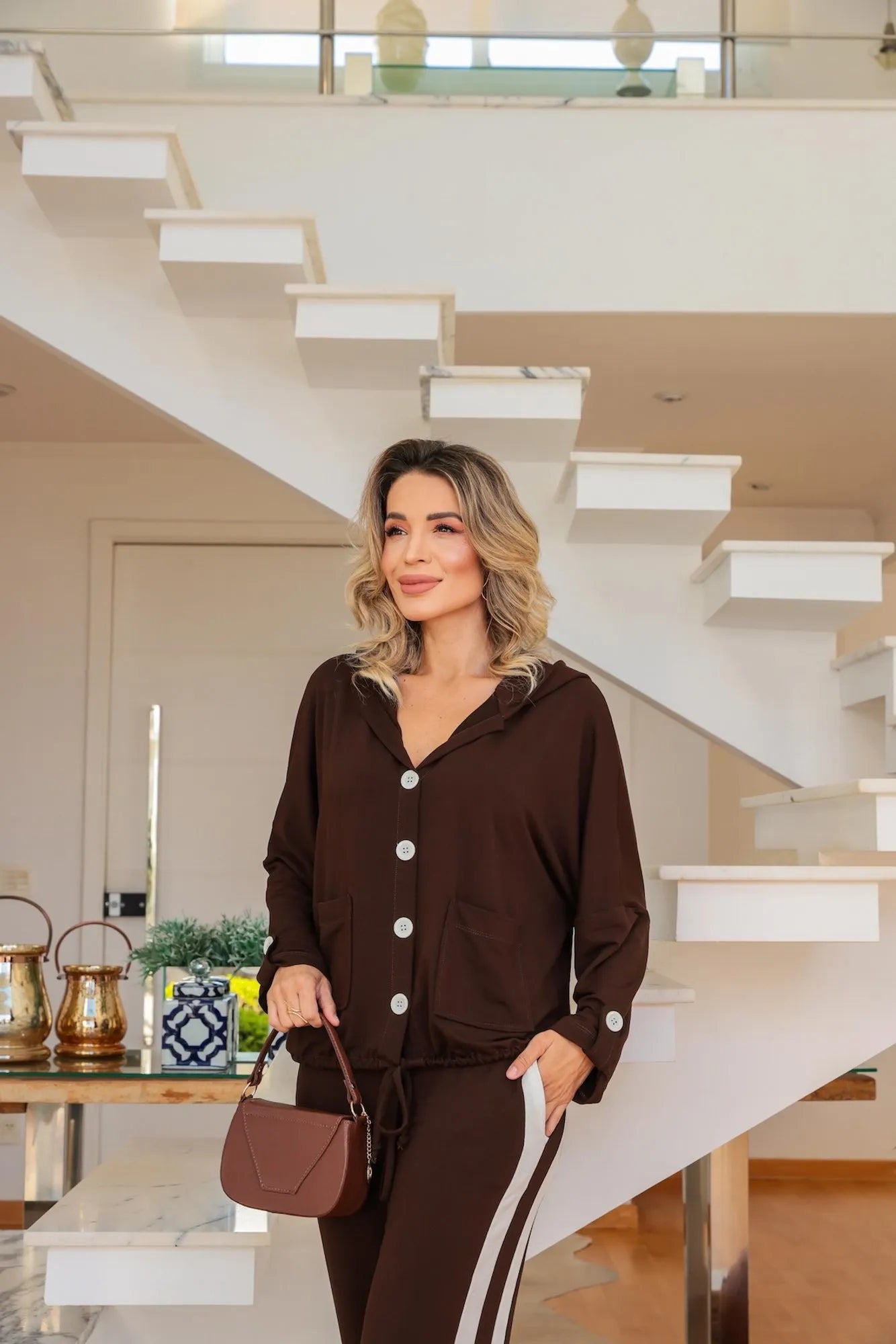 Conjunto Vogue - Marrom