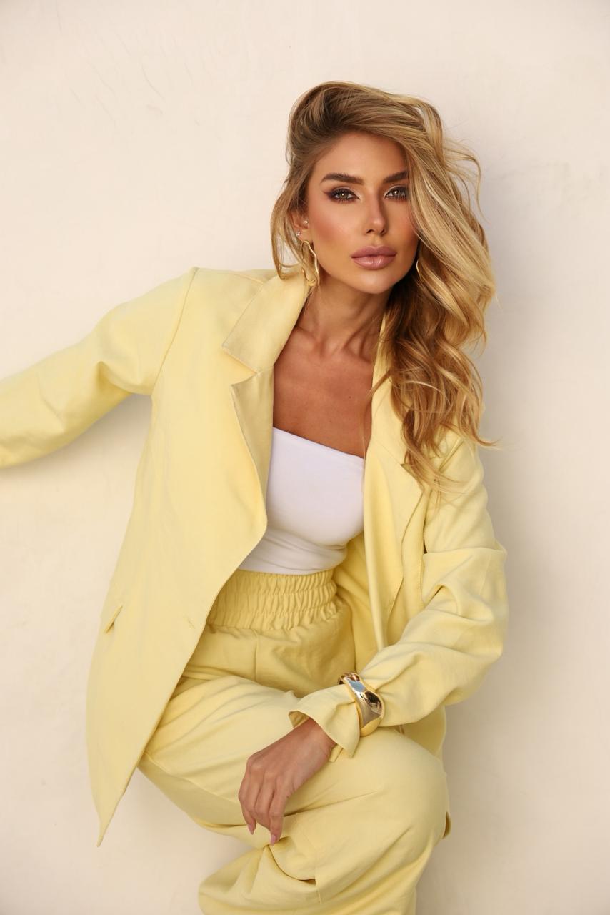 Conjunto Wafra - Amarelo