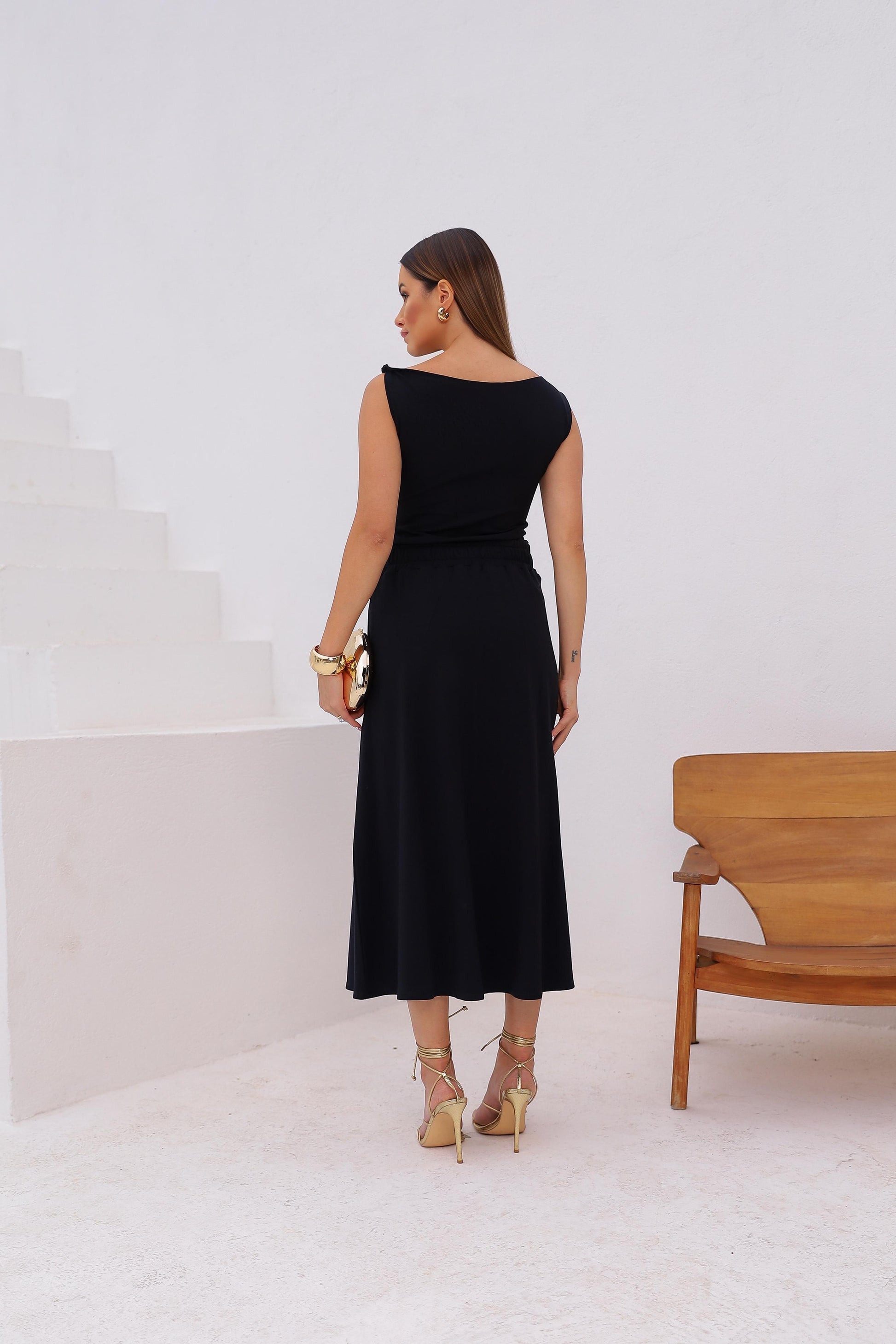 Conjunto Saia Zion - Preto