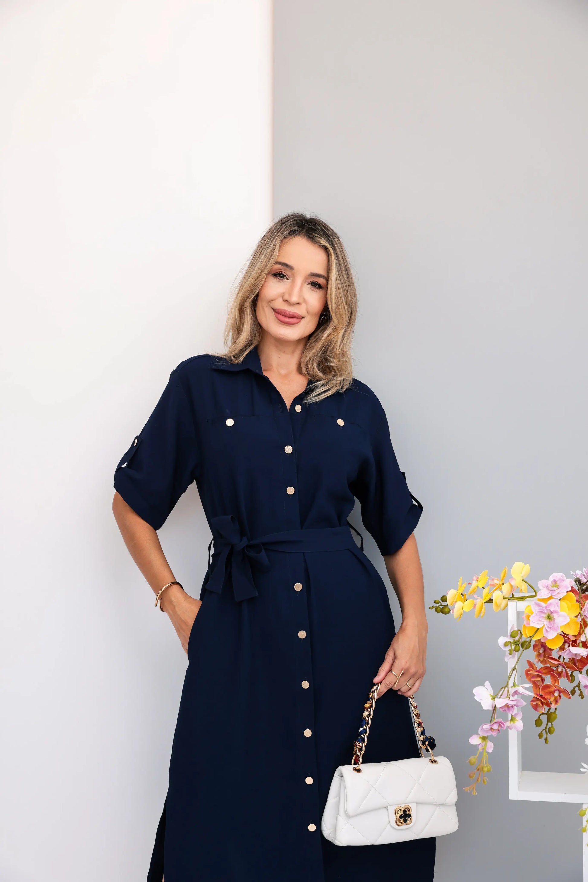 Vestido Capricórnio - Azul Marinho