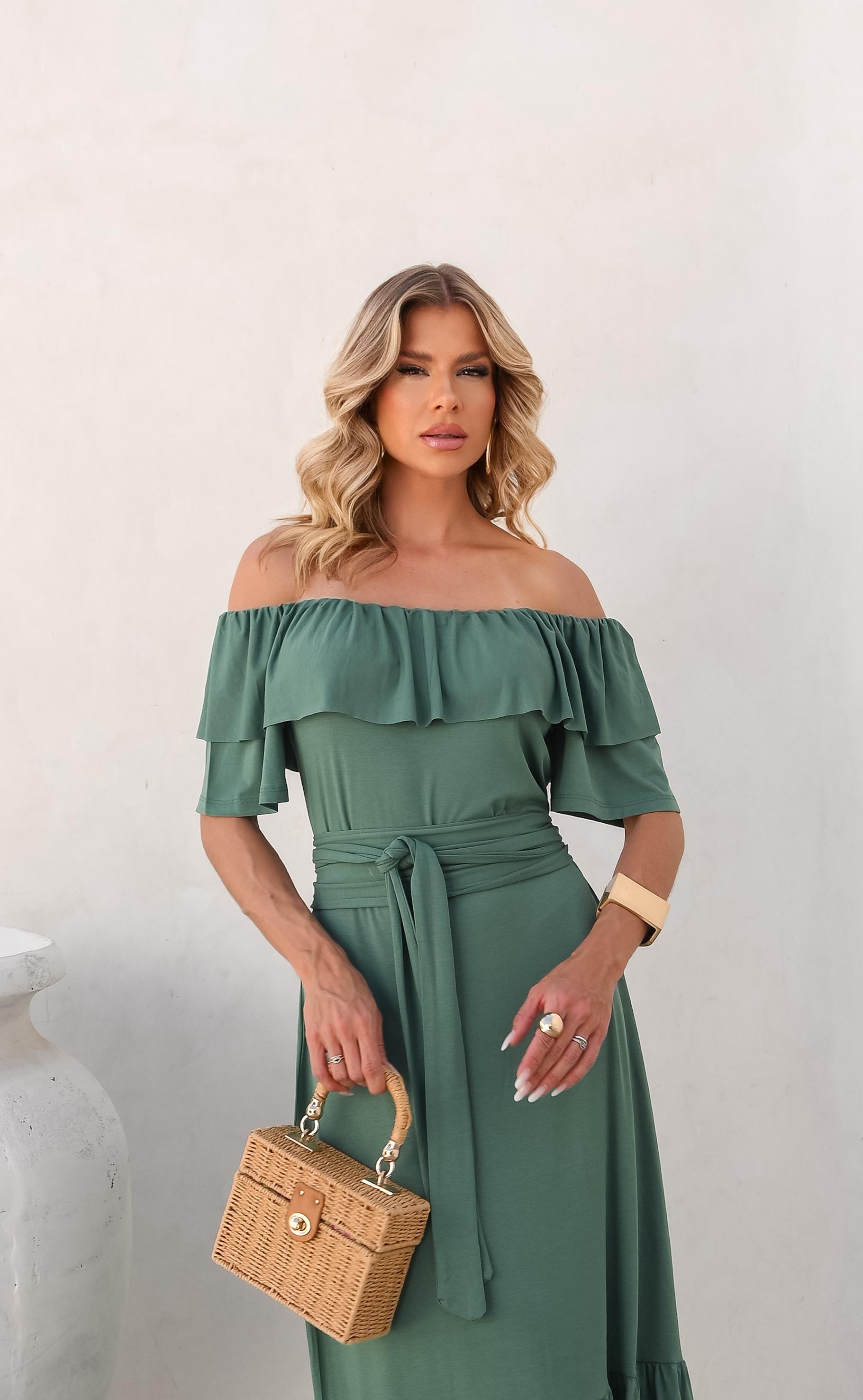 Vestido Merch - Verde