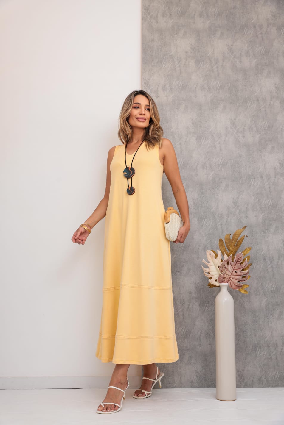 Vestido Nice - Amarelo
