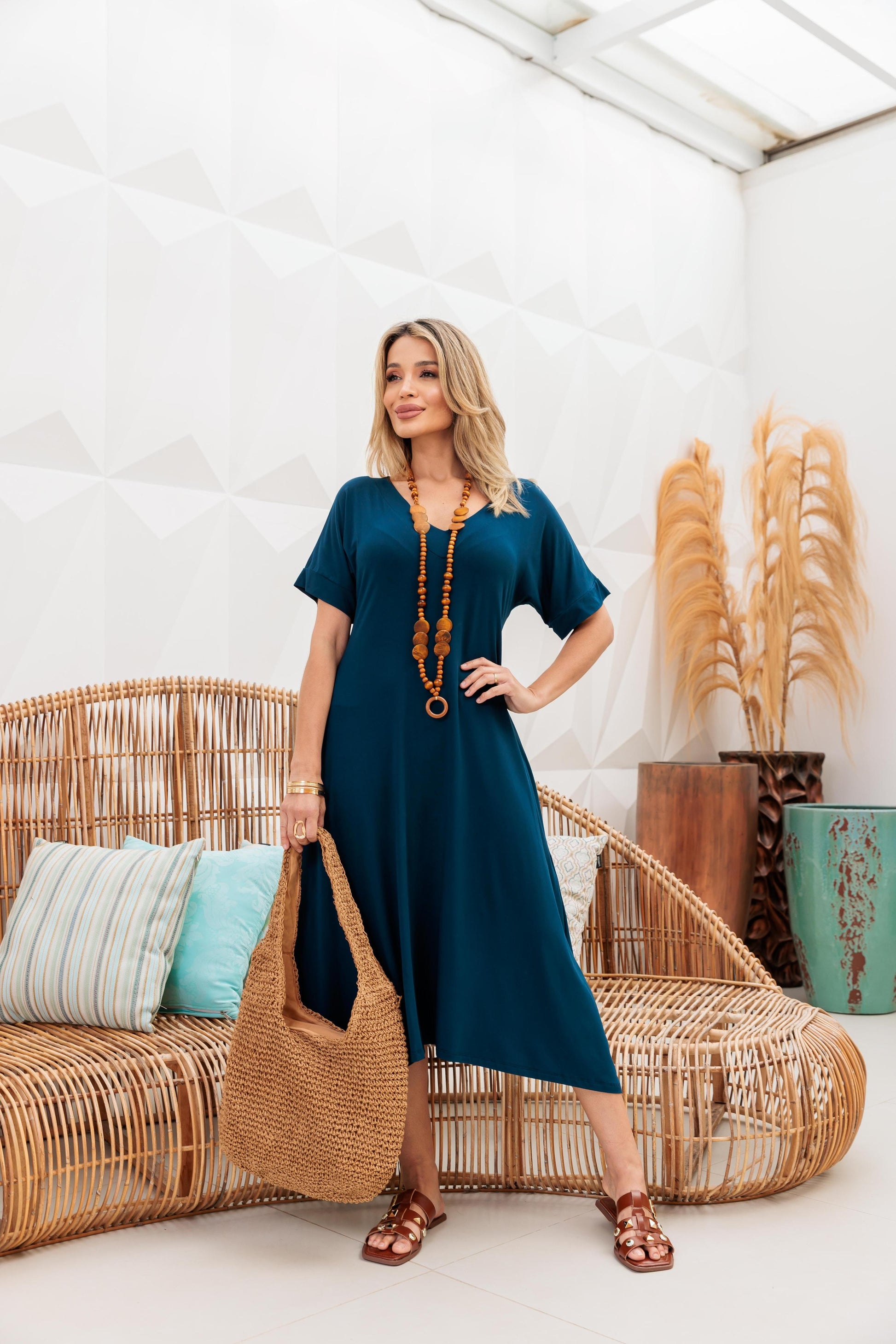 Vestido Sense - Azul Marinho