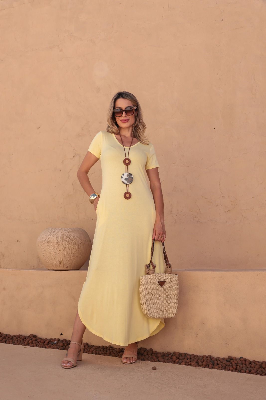 Vestido Solare - Amarelo