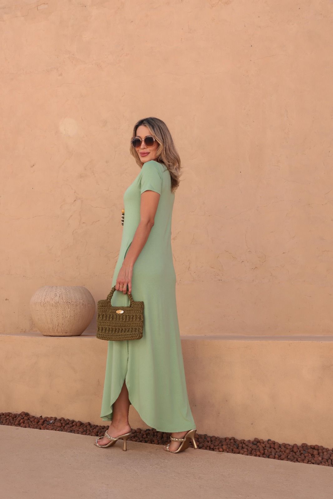 Vestido Solare - Verde Menta