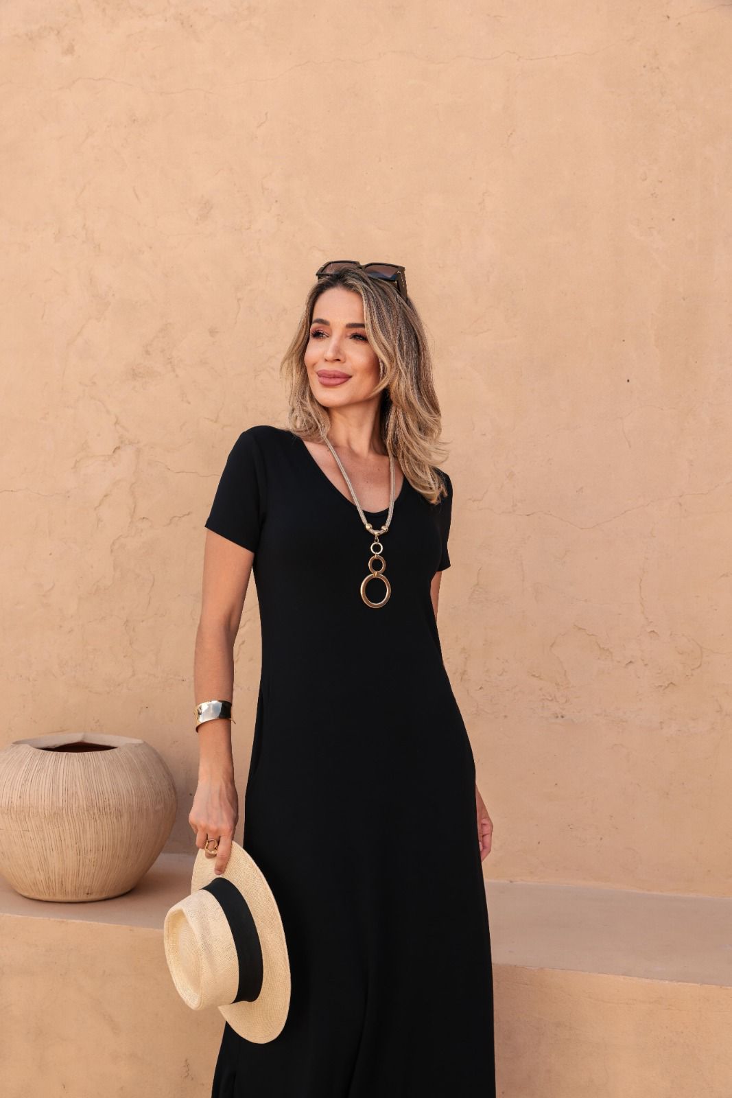 Vestido Solare - Preto