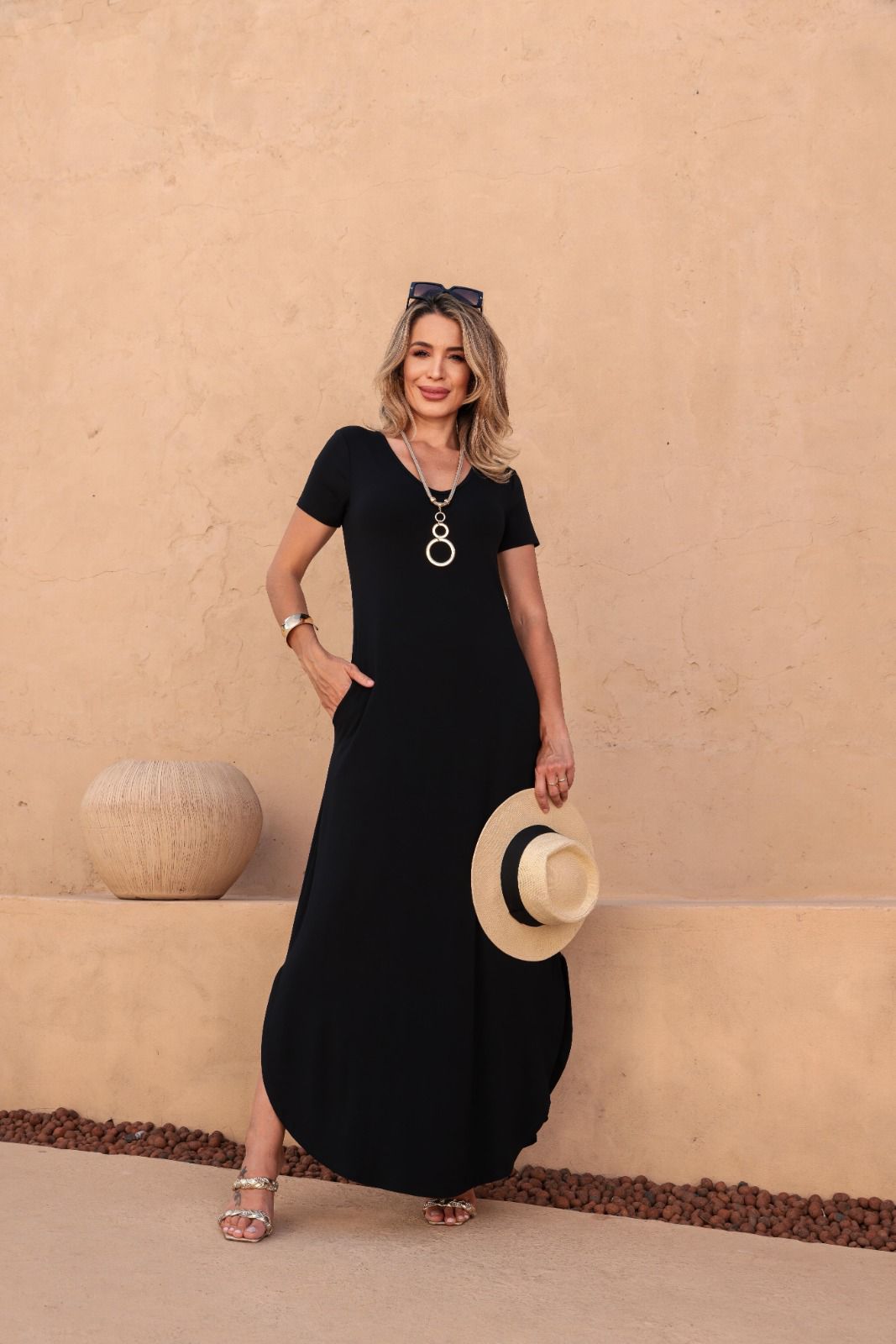 Vestido Solare - Preto