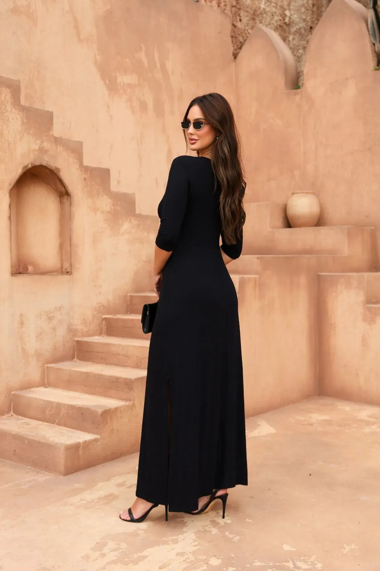 Vestido Safari - Preto