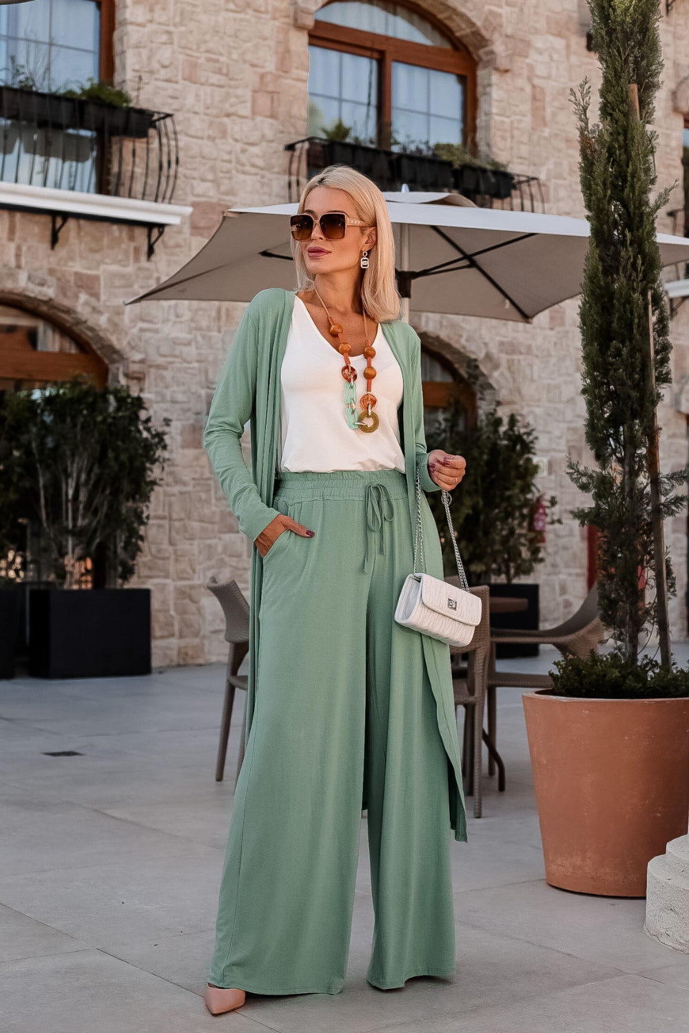 Conjunto Amalfi - Verde Acqua