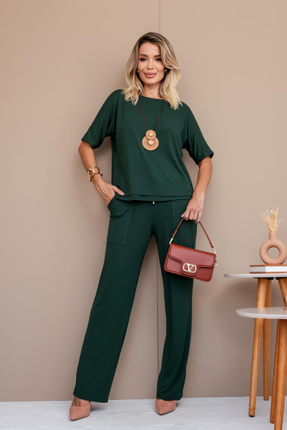 Conjunto Total Confort - Verde Musgo