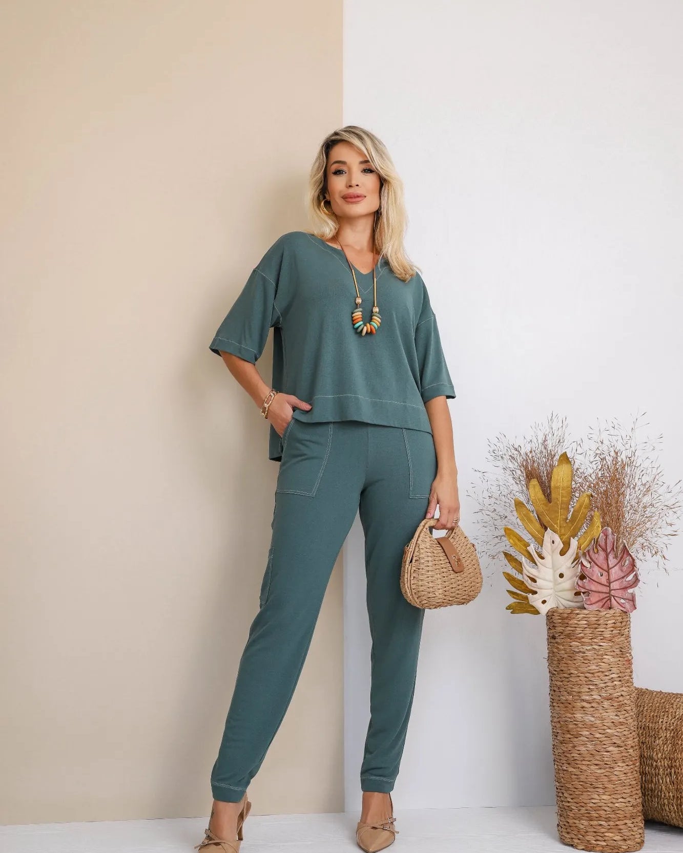 Conjunto Modern - Verde Oliva