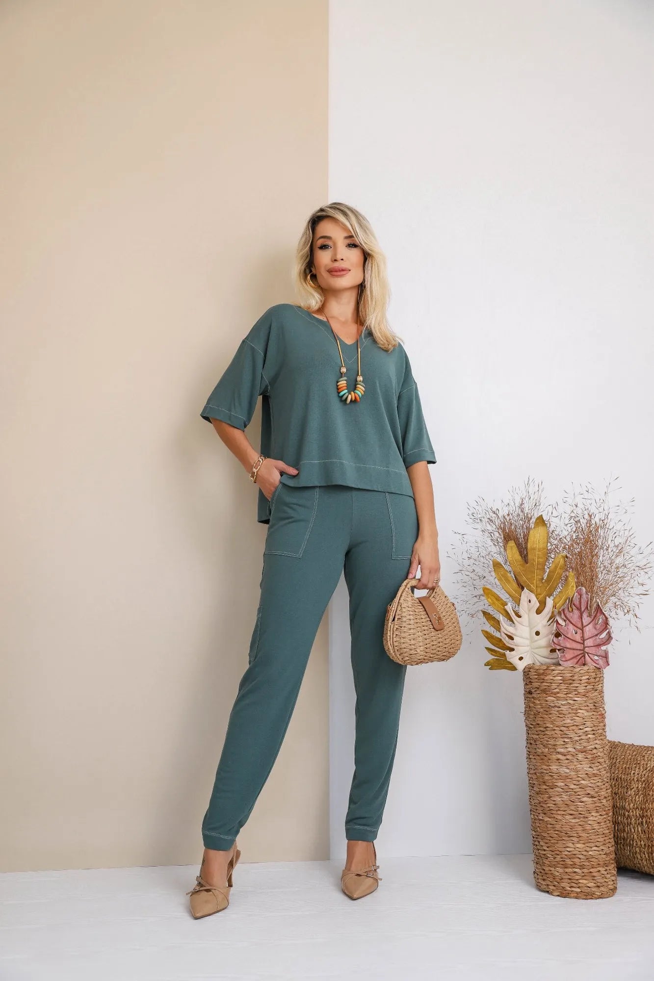 Conjunto Modern - Verde Oliva