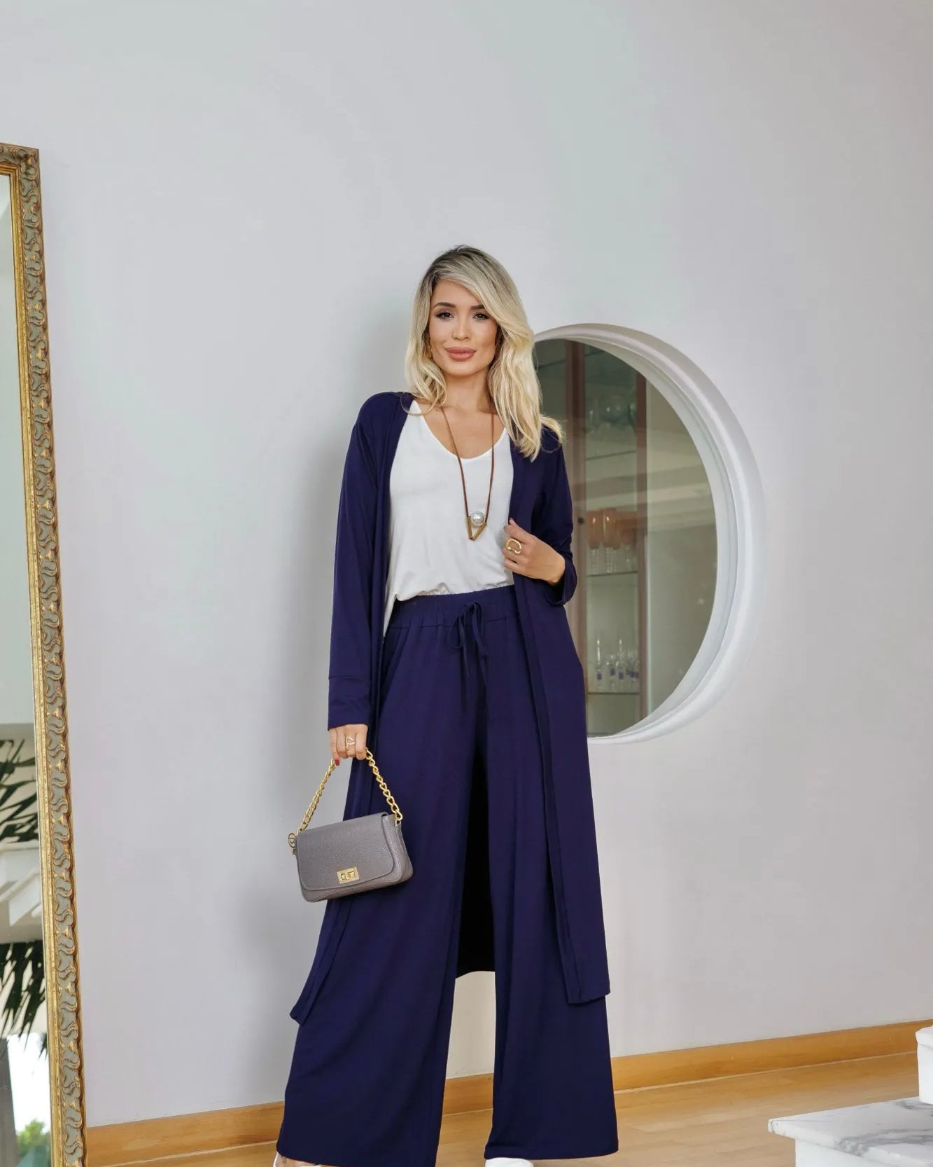 Conjunto Amalfi - Azul Marinho