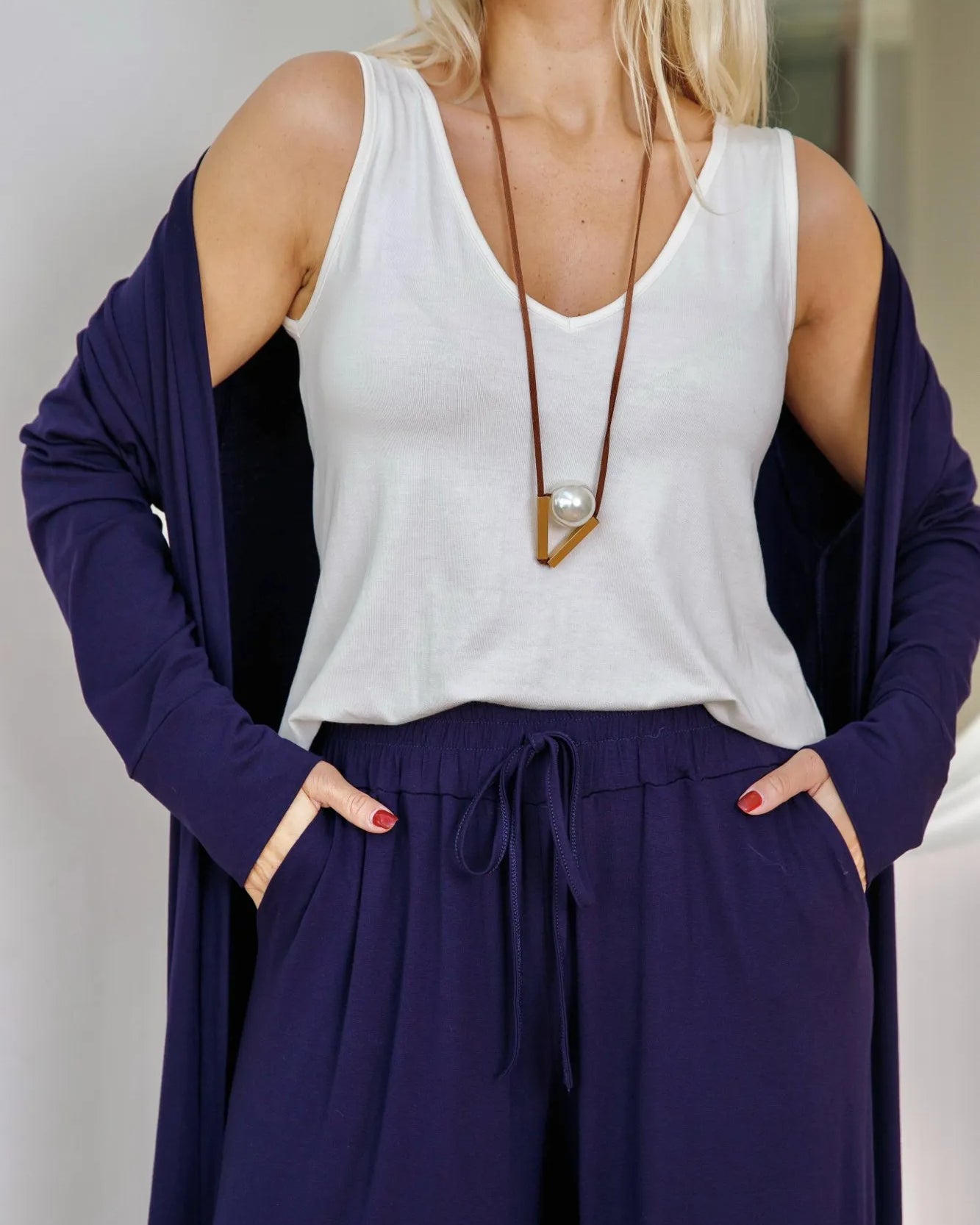Conjunto Amalfi - Azul Marinho