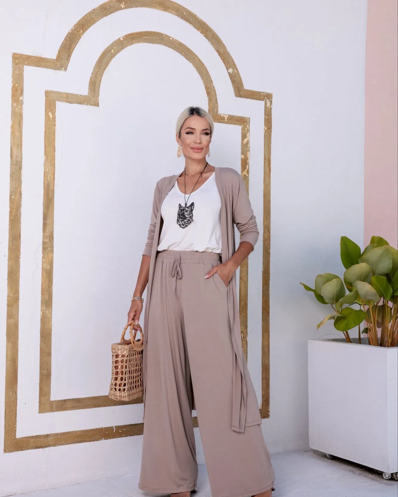 Conjunto Amalfi - Bege