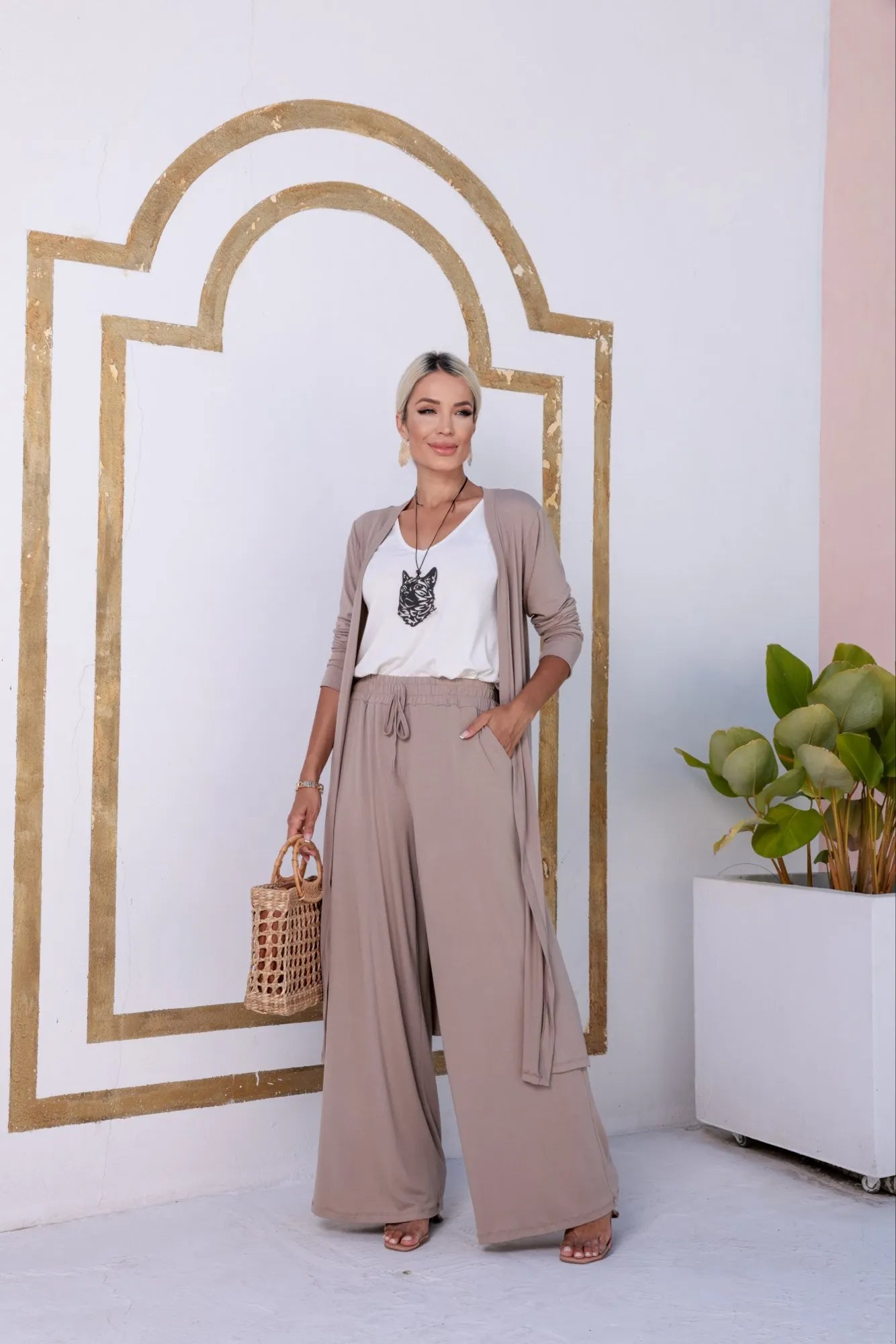 Conjunto Amalfi - Bege