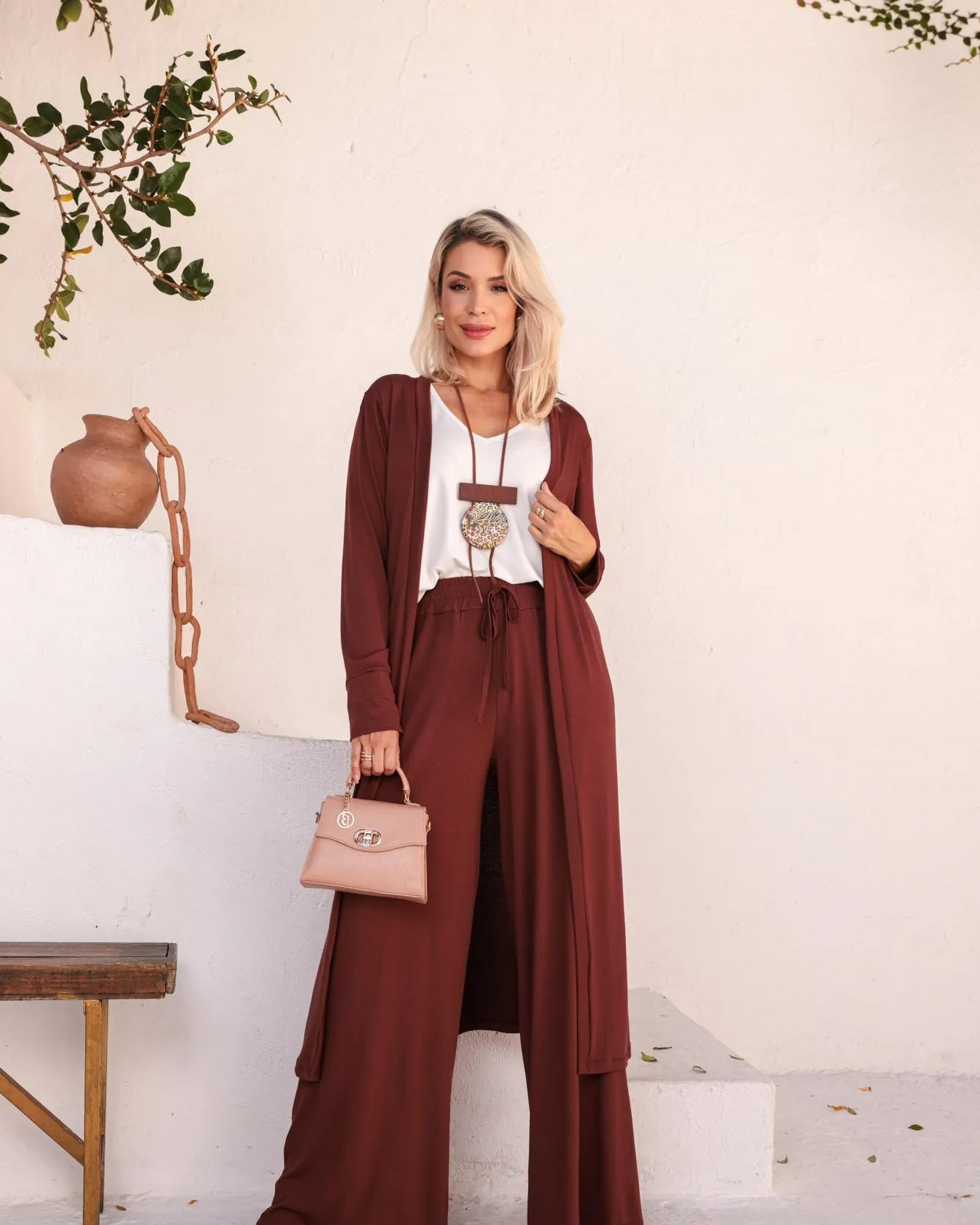 Conjunto Amalfi - Marrom