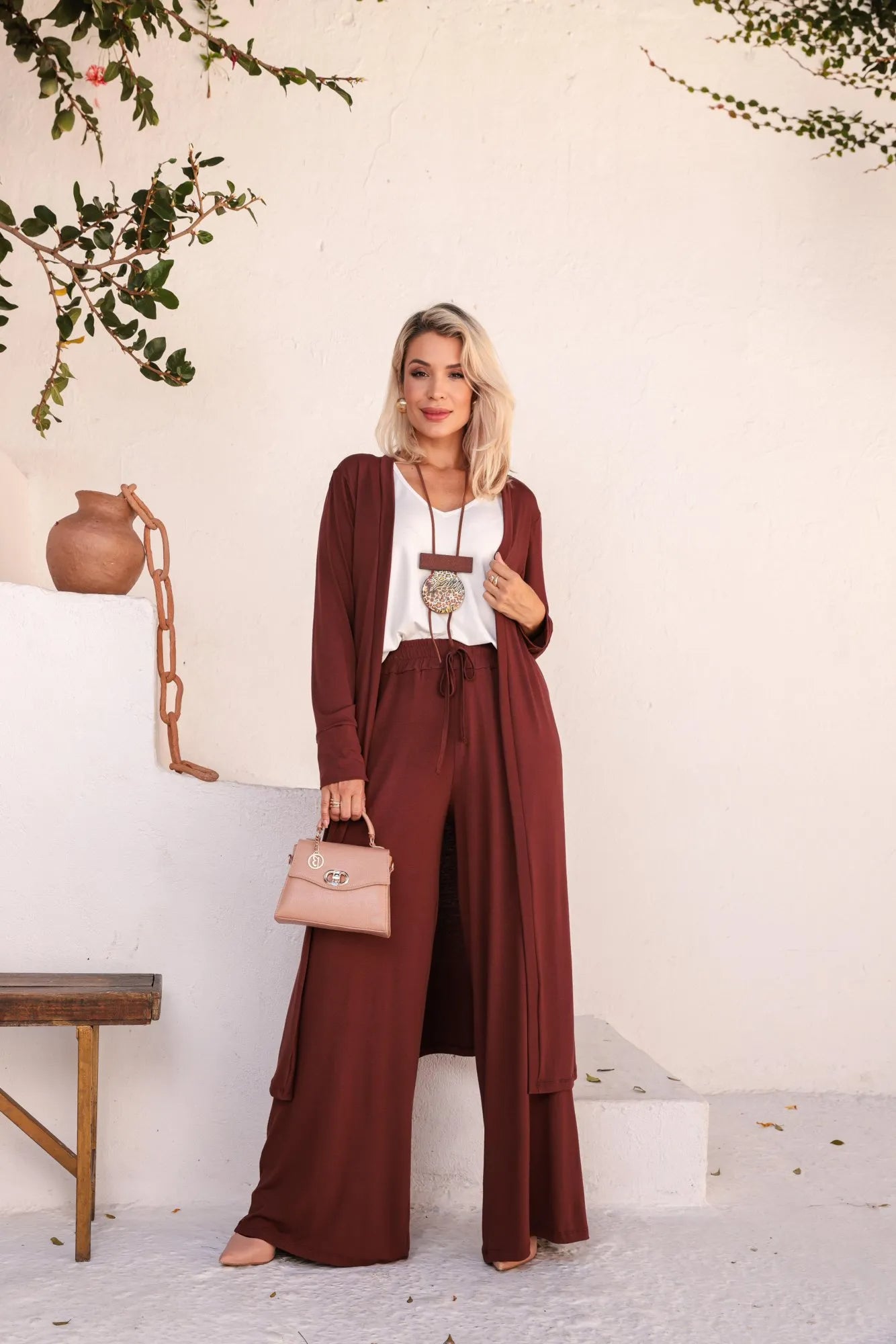 Conjunto Amalfi - Marrom