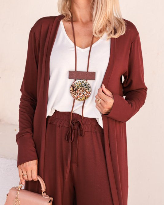 Conjunto Amalfi - Marrom