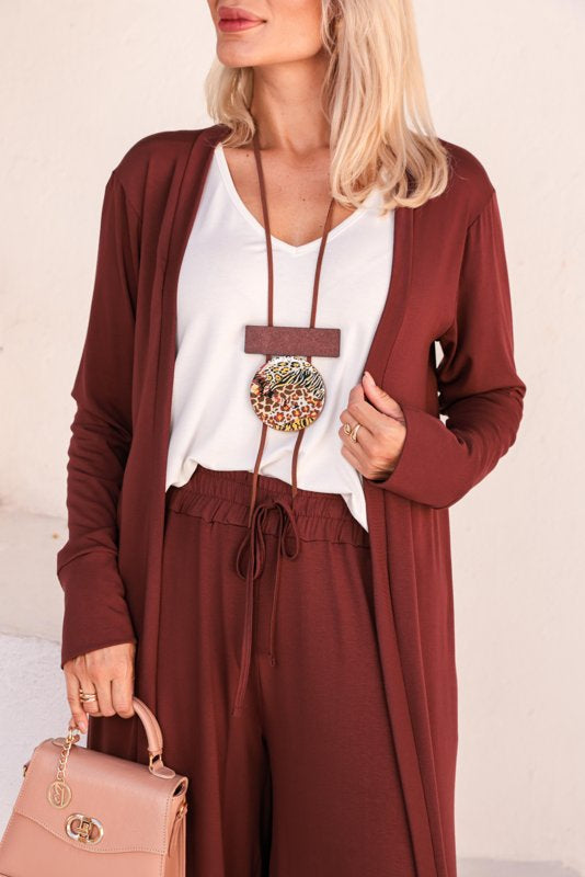 Conjunto Amalfi - Marrom