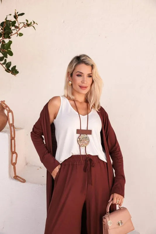 Conjunto Amalfi - Marrom