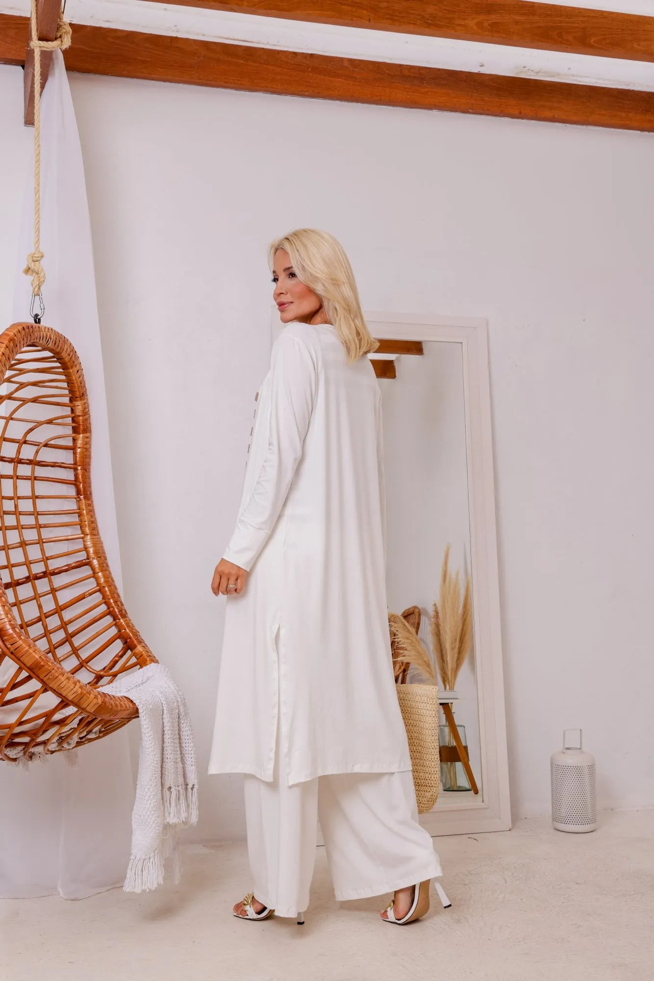 Conjunto Amalfi - Off White Regata Listrada