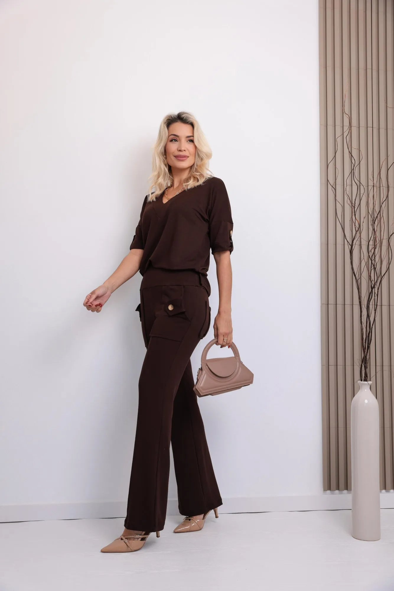 Conjunto Madrid - Marrom