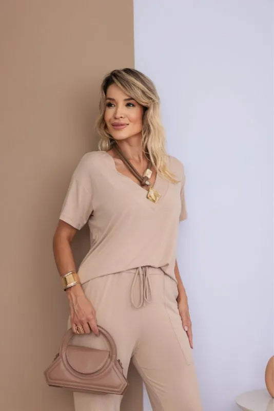 Conjunto Mega Confort - Bege
