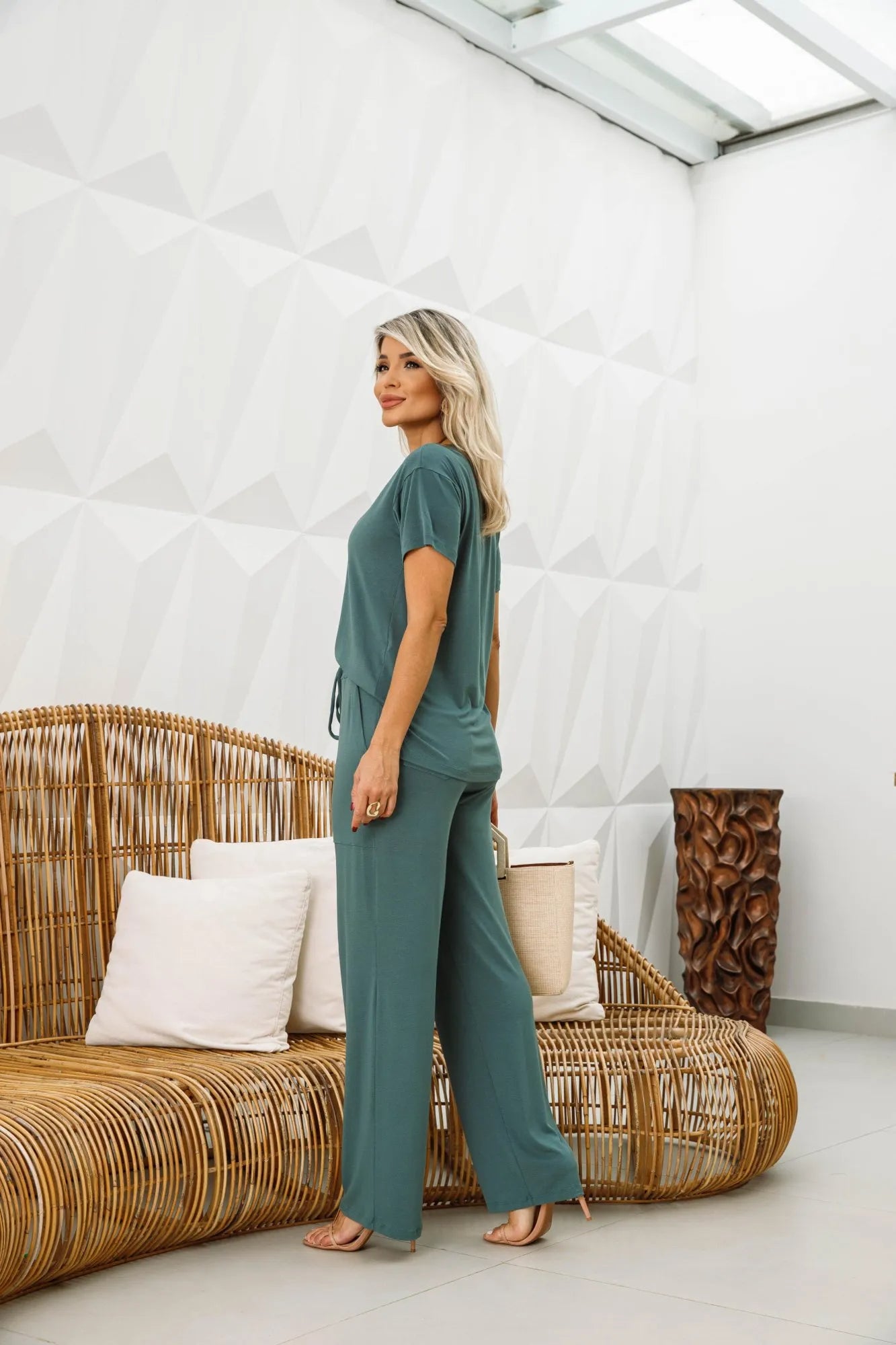 Conjunto Mega Confort - Verde Oliva