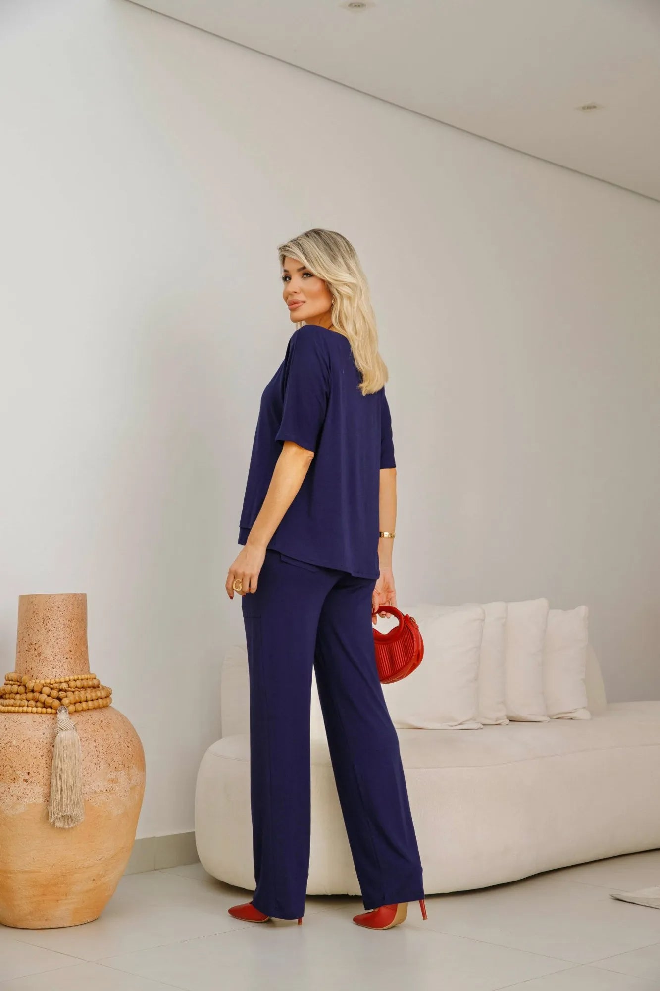 Conjunto Total Confort - Azul Marinho