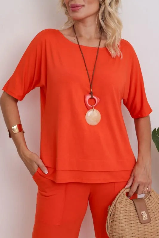 Conjunto Total Confort - Coral