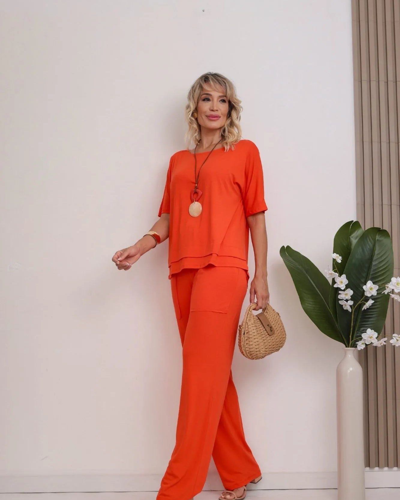 Conjunto Total Confort - Coral
